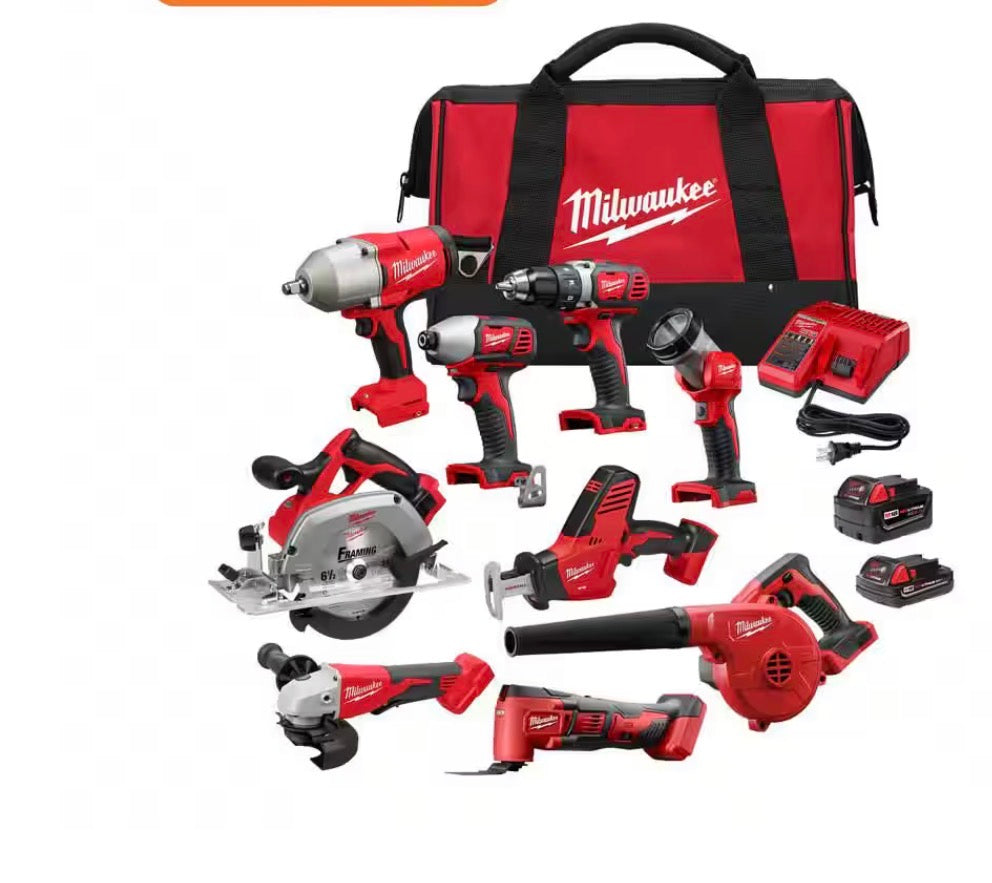 Milwaukee 9 tool combo kit
