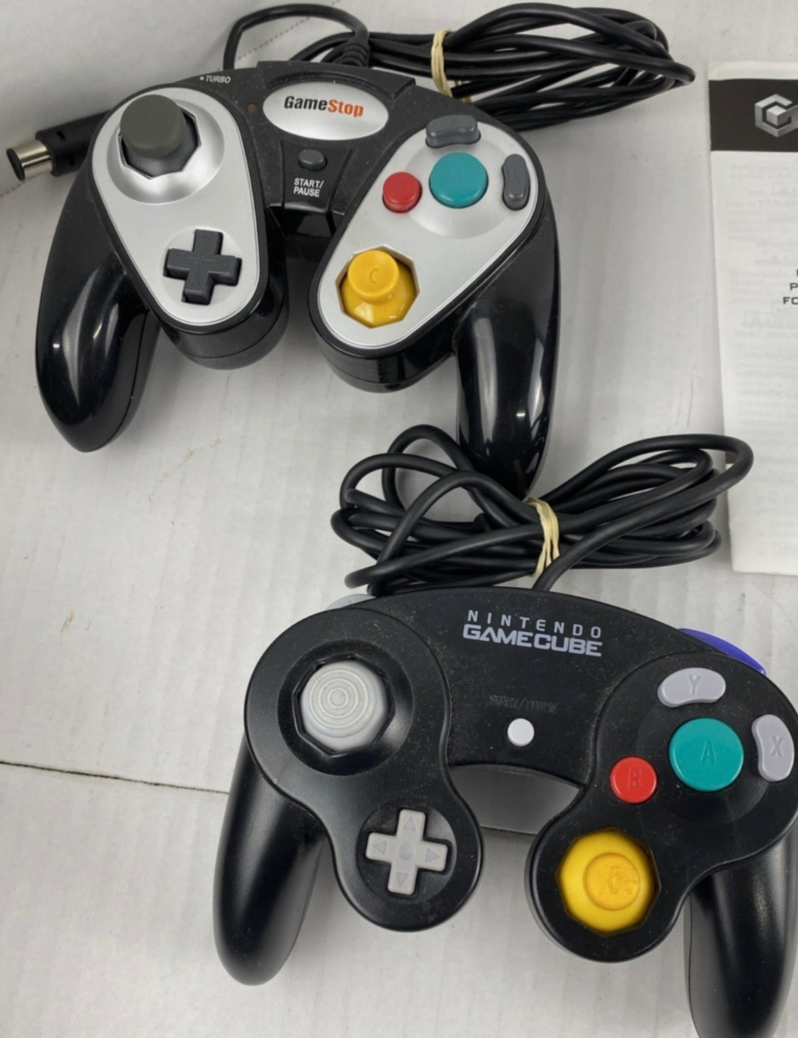 Nintendo GameCube Console Bundle w/ Game Boy Player & Disc, 2 Controllers, 15 games