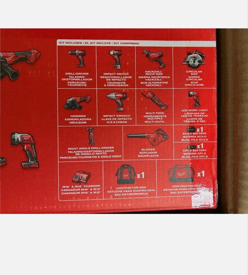 Milwaukee 9 tool combo kit