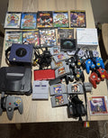 N64 GameCube Super Nintendo 3DS Bundle with 18 Games 8 Controllers