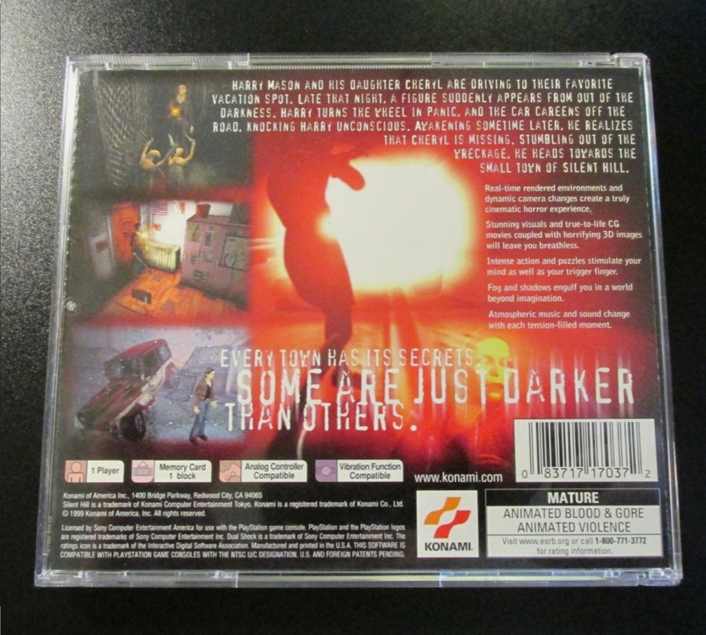 Silent Hill (SONY PlayStation 1, 1999) PS1 PSX PSOne COMPLETE NEW PRISTINE MINT