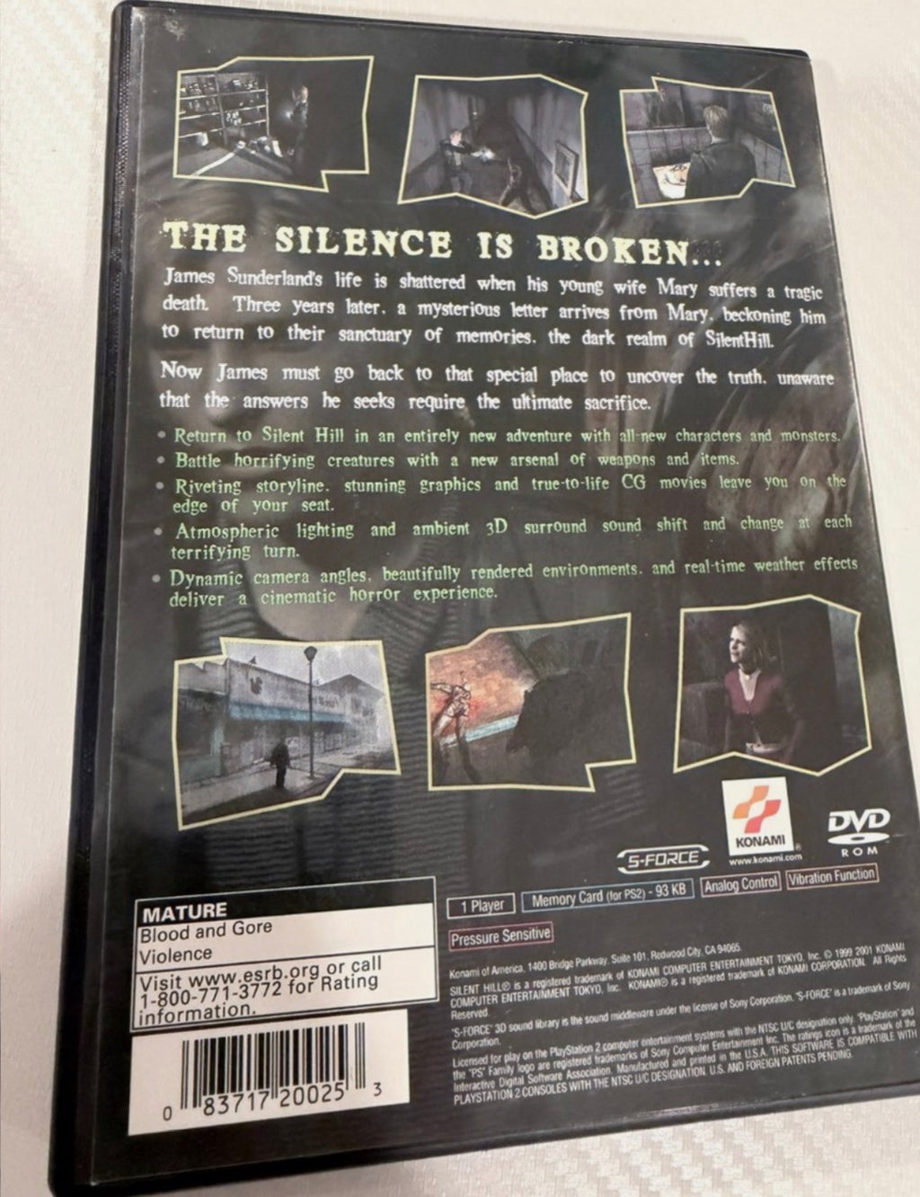 Silent Hill 2 - PS2- PlayStation 2 Complete, CIB, Near Min